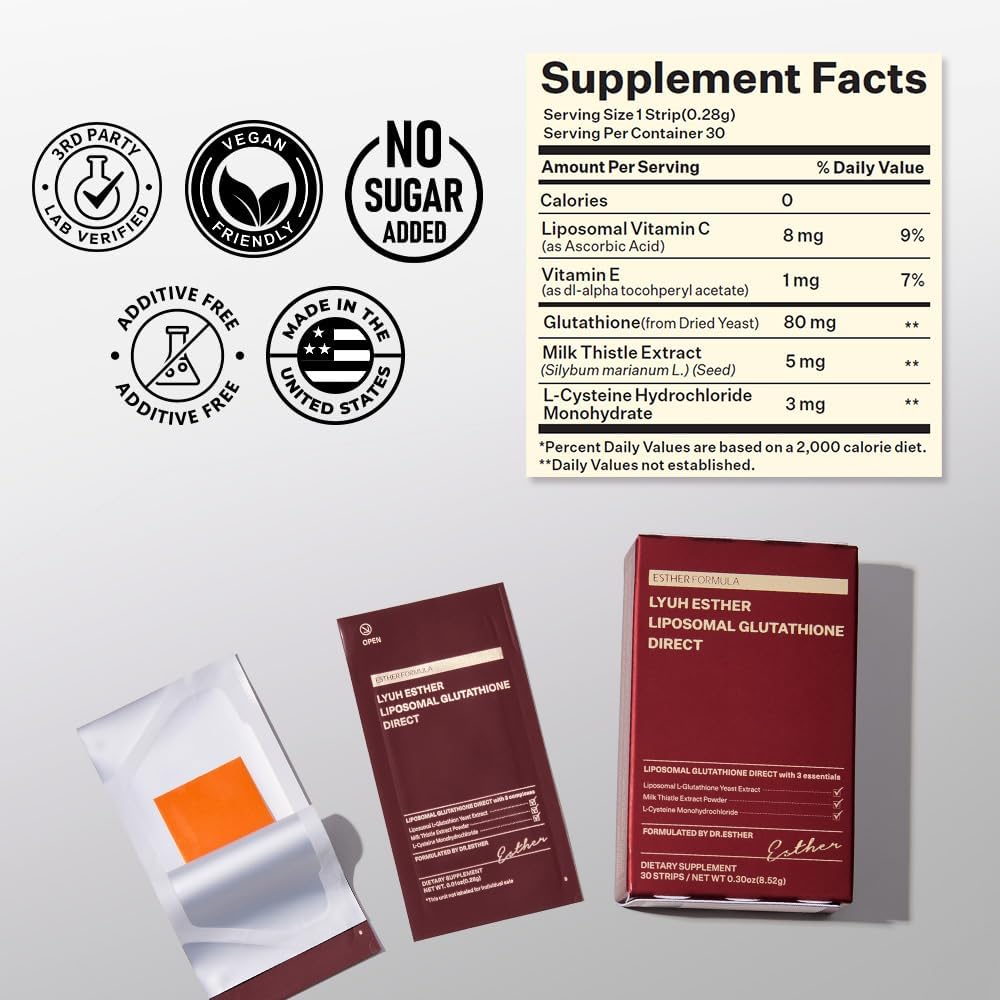 Liposomal Glutathione Strips