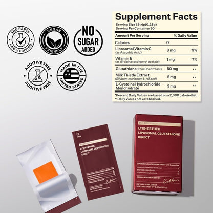 Liposomal Glutathione Strips