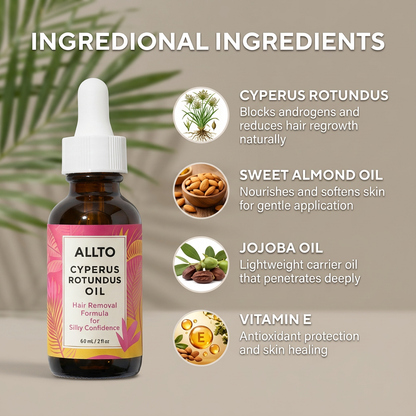ALLTO™ Cyperus Rotundas Oil - Hair Reduction Oil