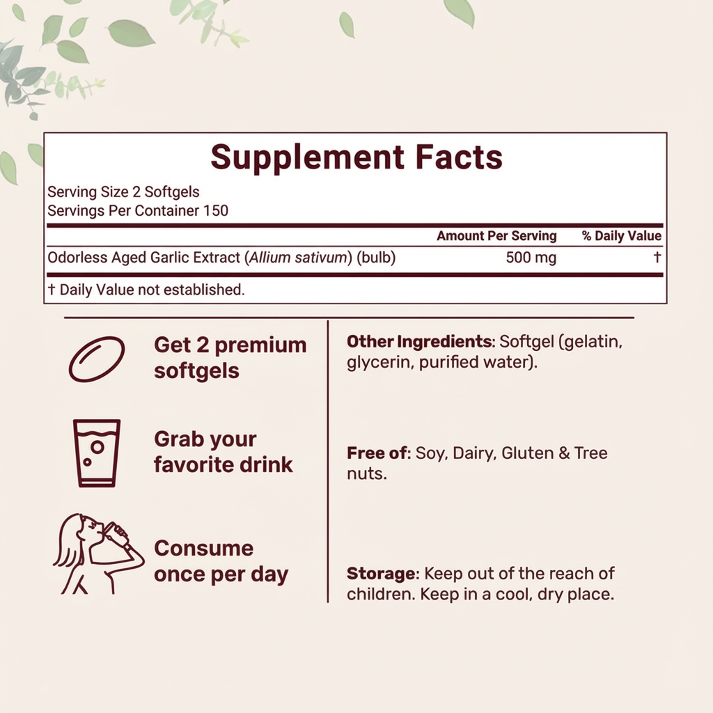 Aged Garlic Extract-odorless