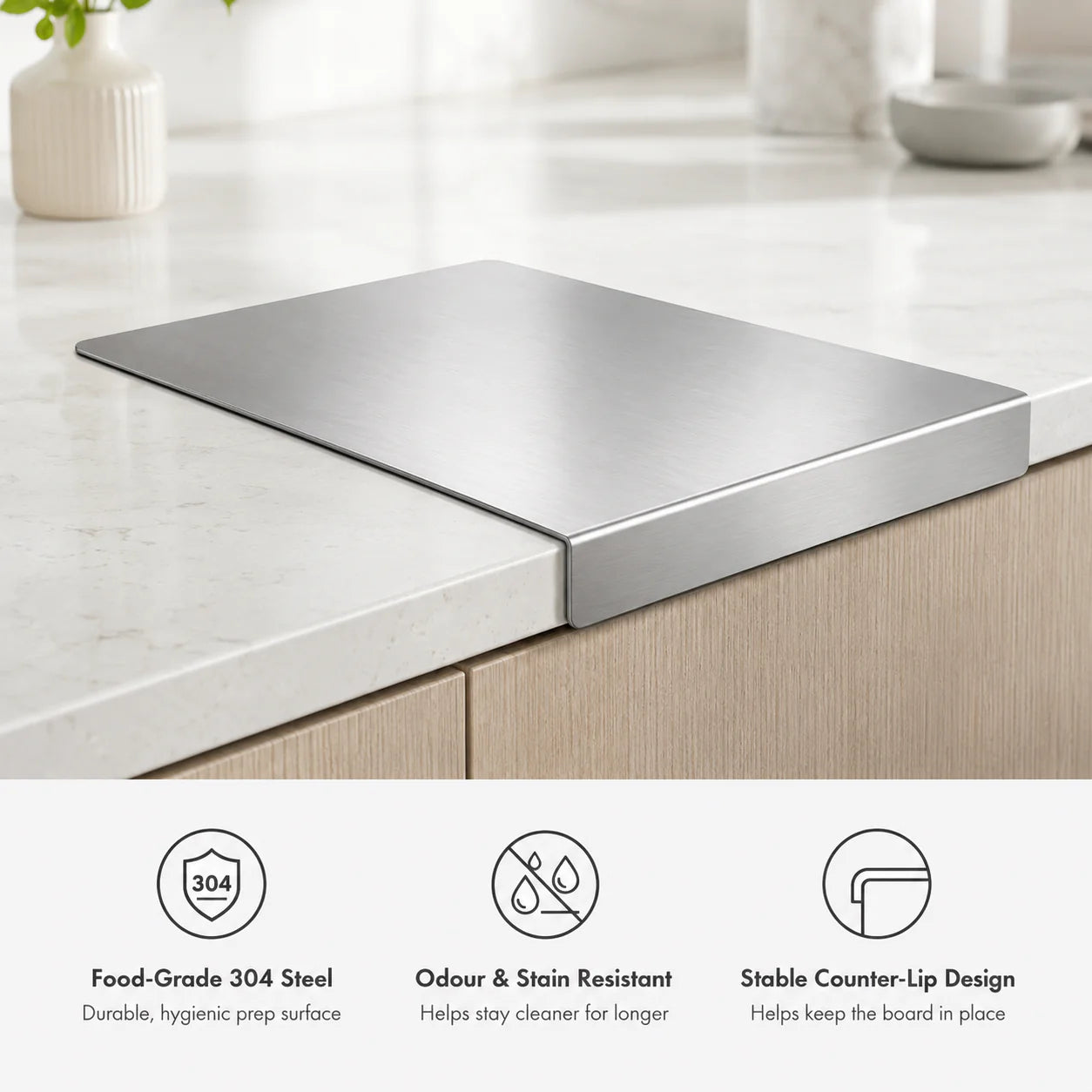 Stainless Steel Prep Board